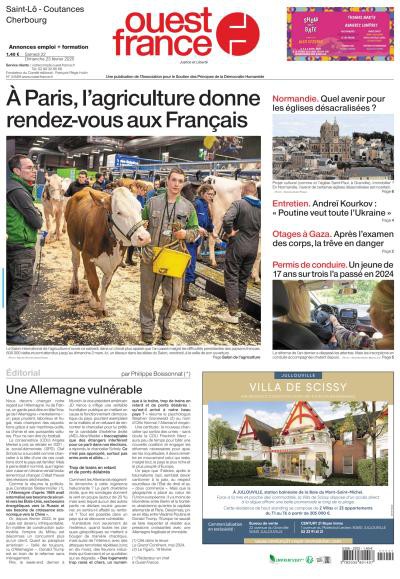 Ouest-France - St Lô, Coutances, Cherbourg | 