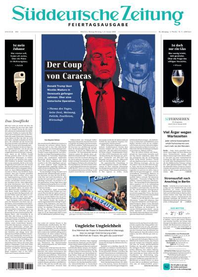 couverture de : Sueddeutsche Zeitung M&uuml;nchen-Ausgabe
