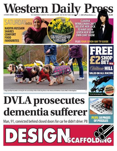 couverture de : Western Daily Press (Saturday)