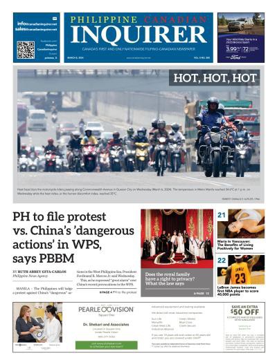 couverture de : Philippine Canadian Inquirer (National)