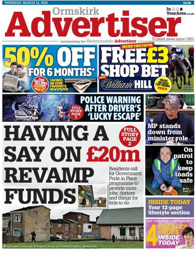 couverture de : Ormskirk Advertiser