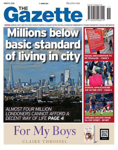 couverture de : Uxbridge Gazette