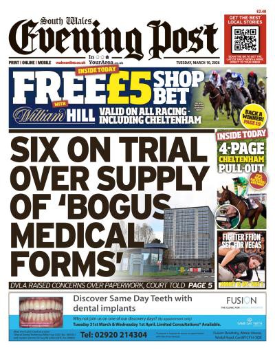 couverture de : South Wales Evening Post