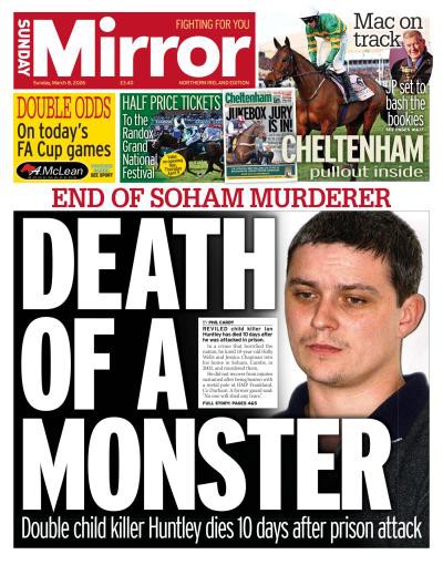 couverture de : Sunday Mirror (Northern Ireland)