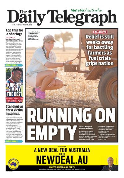 couverture de : The Daily Telegraph (Sydney)