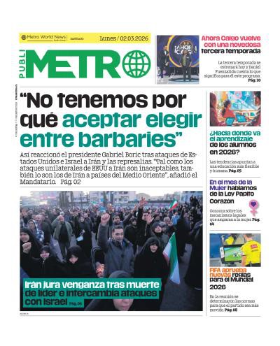 couverture de : Publimetro Chile