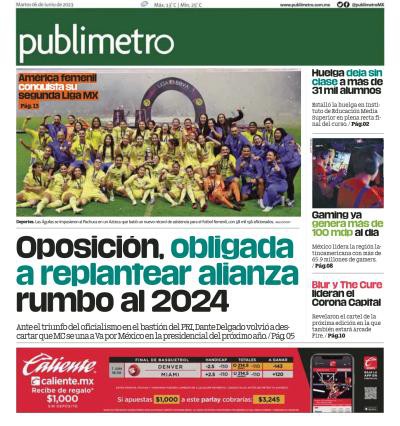 couverture de : Publimetro Ciudad de Mexico