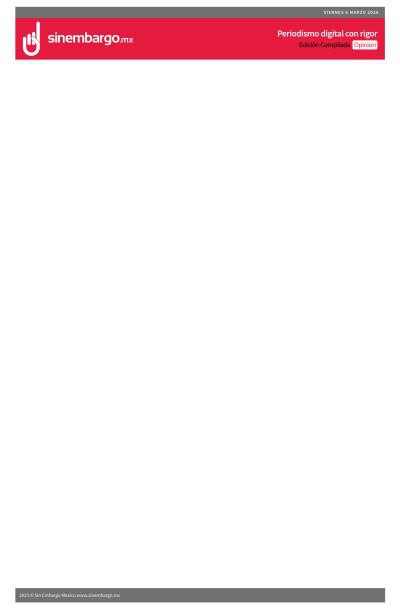 couverture de : Sin Embargo Opini&oacute;n