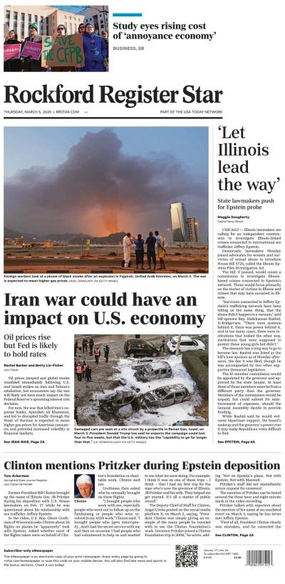 couverture de : Rockford Register Star