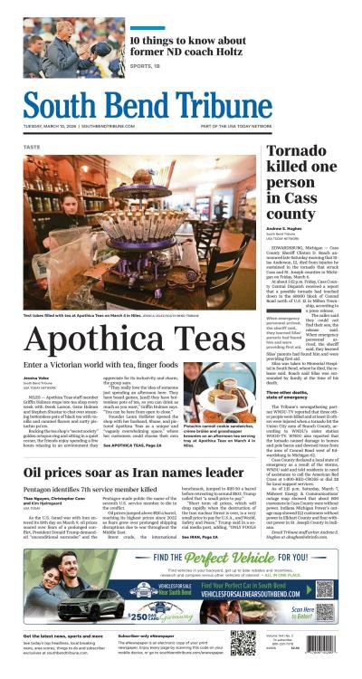 couverture de : South Bend Tribune