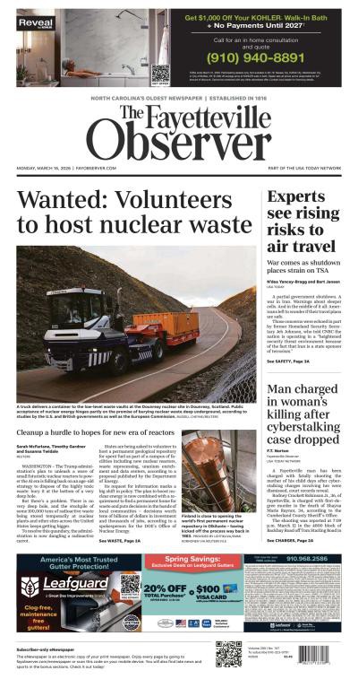 couverture de : The Fayetteville Observer