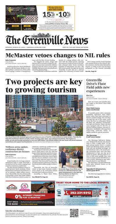 couverture de : The Greenville News