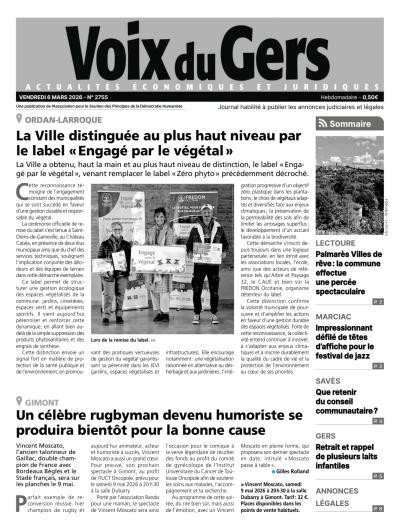 couverture de : Voix du Gers