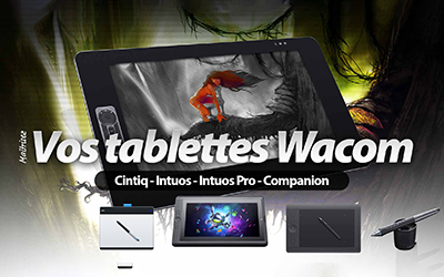 Tablette graphique Wacom - Bamboo, Intuos, Cintiq | 
