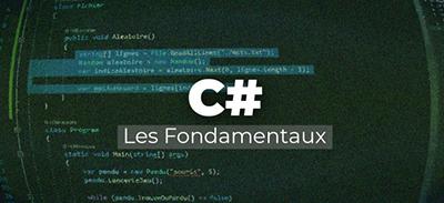 C# - Les fondamentaux | 